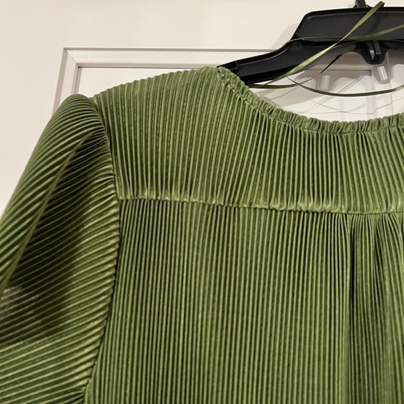 BalticBorn Athena Pleated Maxi Dress in Fern - Picture 7 of 10